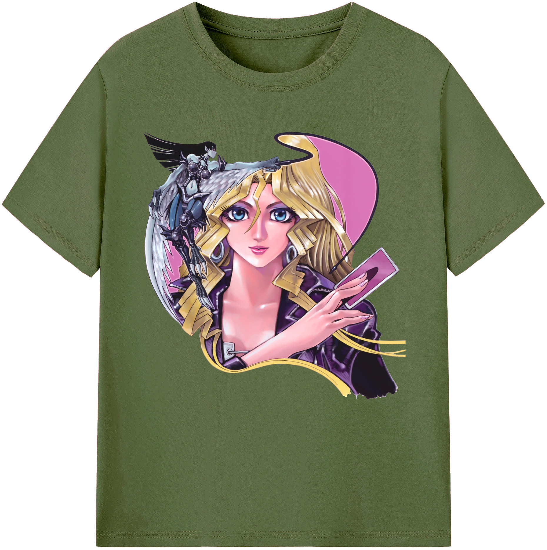 （画像用） 遊☆戯☆王 Yu-Gi-Oh! 綿100％半袖Tシャツ（フロントプリント）